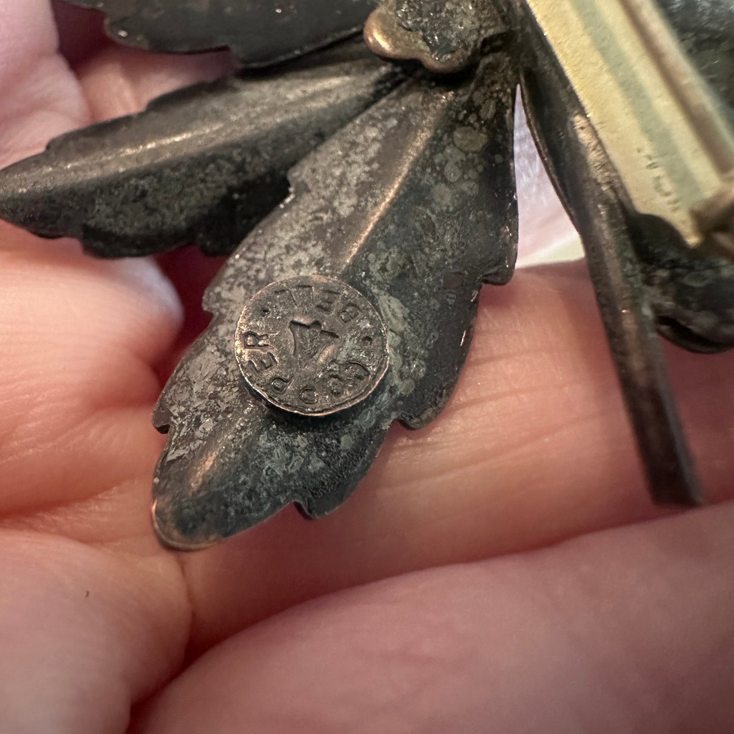 Vintage 1950s Copper Butterlfy/Moth Brooch/Pin-Bell Trading Post