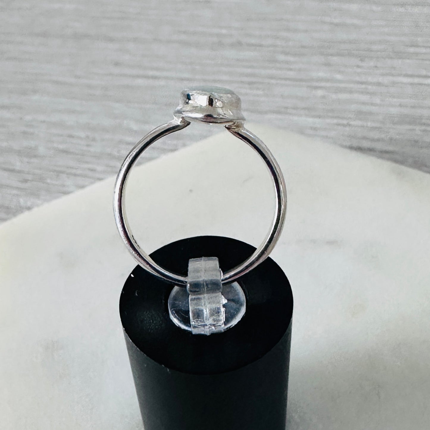 Evil Eye Composite Shell And Turquoise Sterling Silver Ring