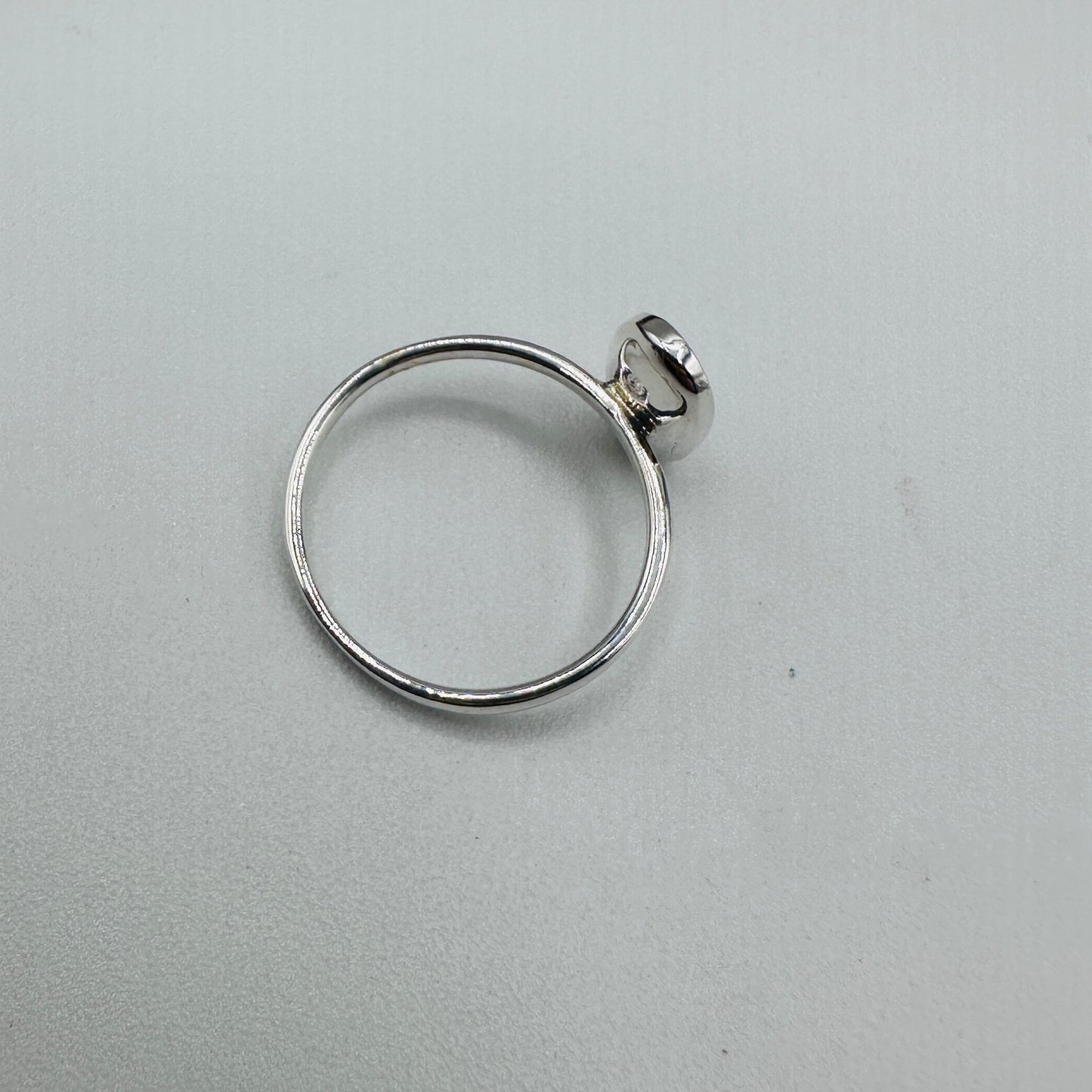 Moonstone Oval Minimalist Gemstone Ring