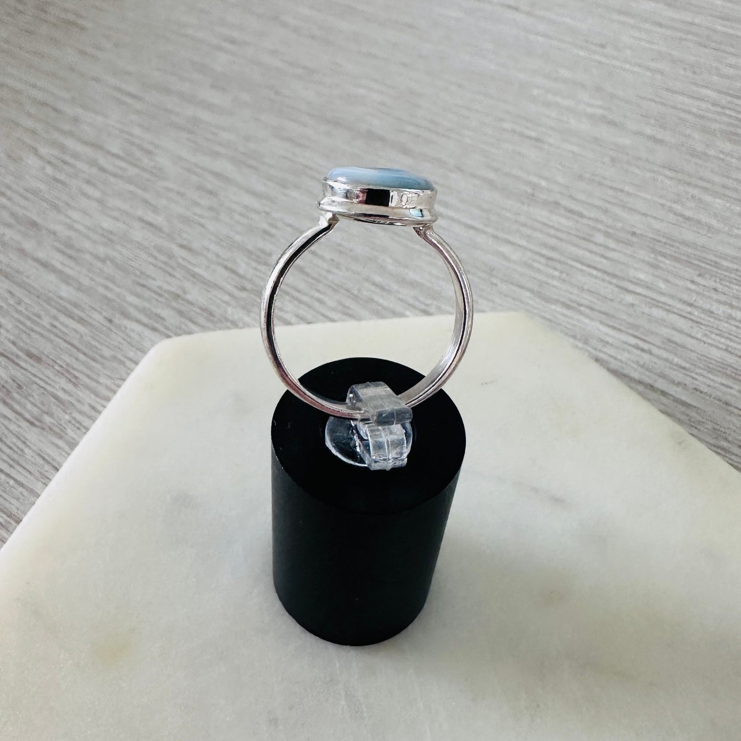 Evil Eye Composite Shell And Turquoise Sterling Silver Ring