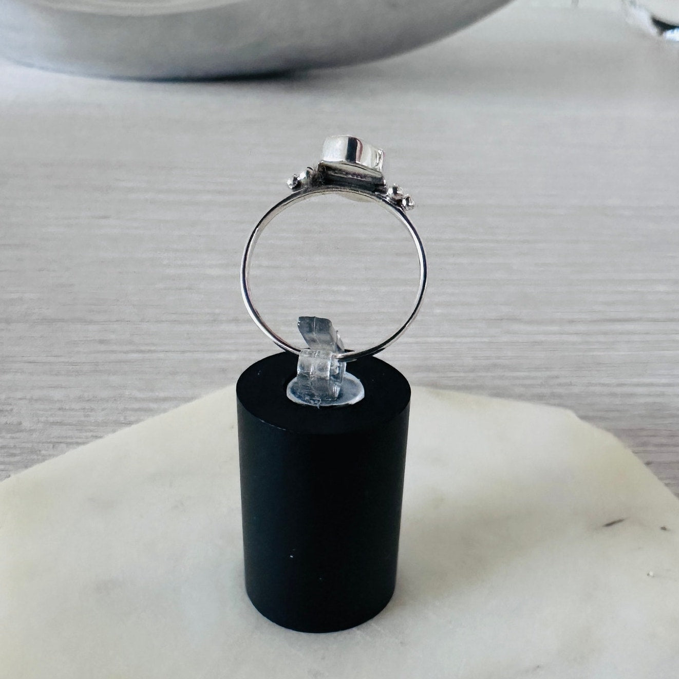 Sterling Silver Turquoise Statement Ring-Vintage Inspired Boho Jewelry