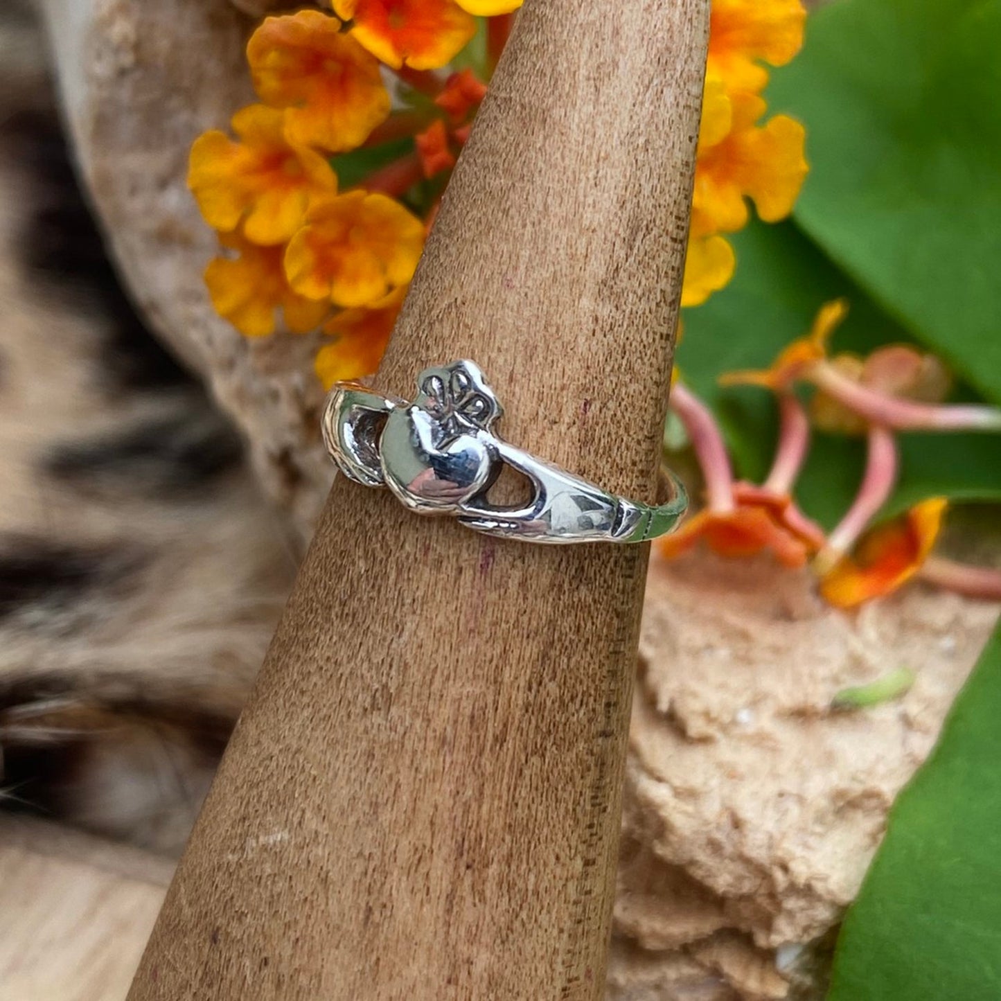 Sterling Silver Claddagh Toe Ring