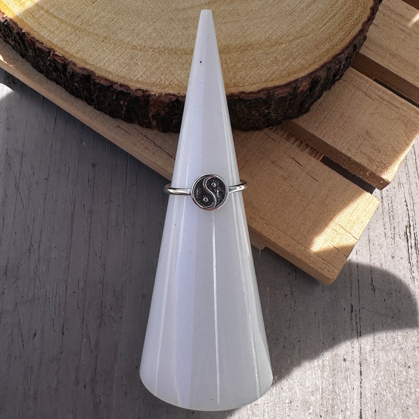Yin Yang Sterling Silver Toe Ring