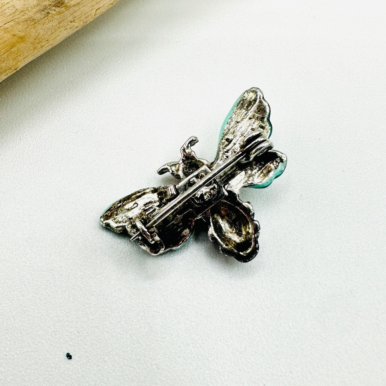 Vintage Hand Painted Bee Brooch Bee Pin