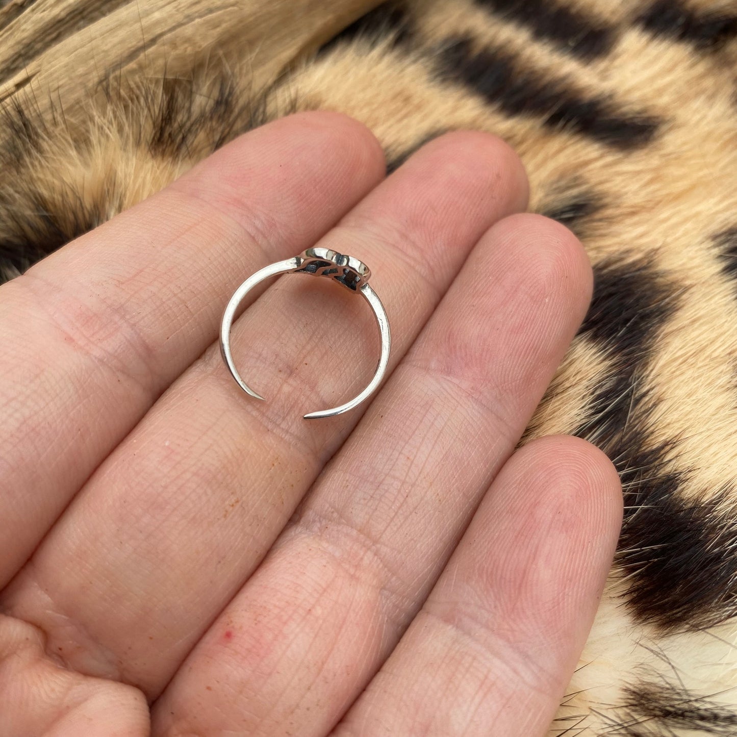 Feet Sterling Silver Toe Ring
