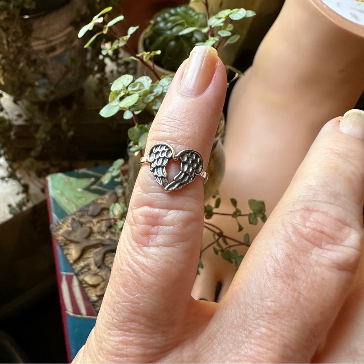 Angel Wings Sterling Silver Toe Ring