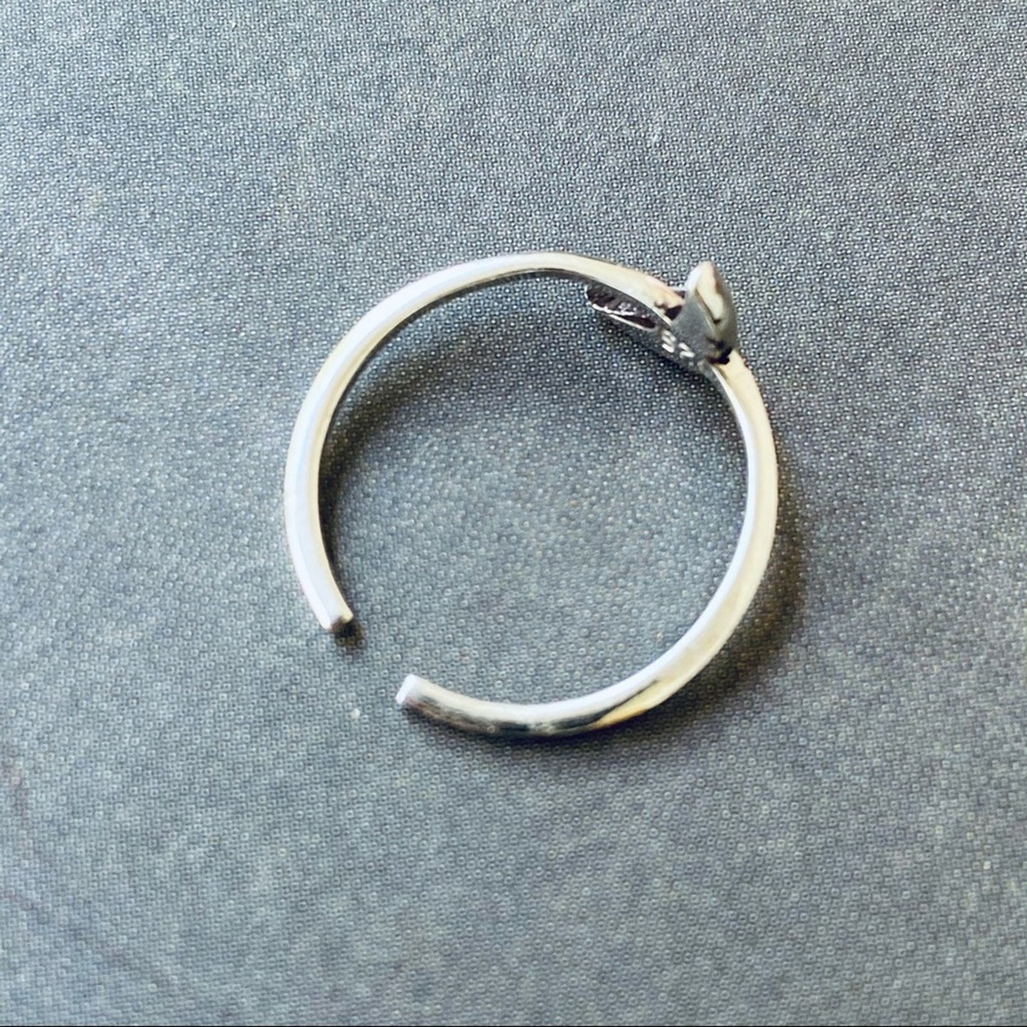 Sterling Silver Crescent Moon Toe Ring