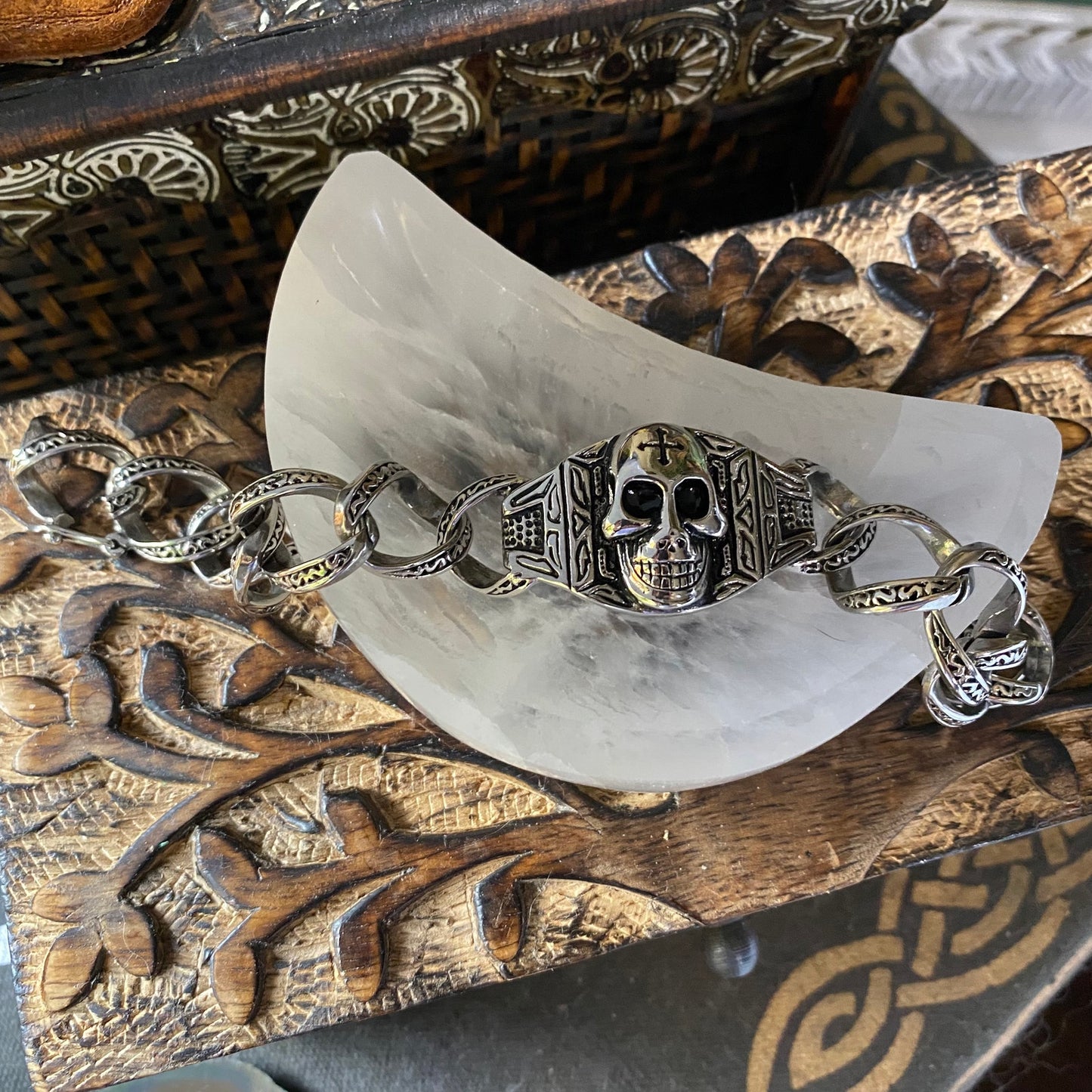 Men's Skull Stainless Steel Bracelet