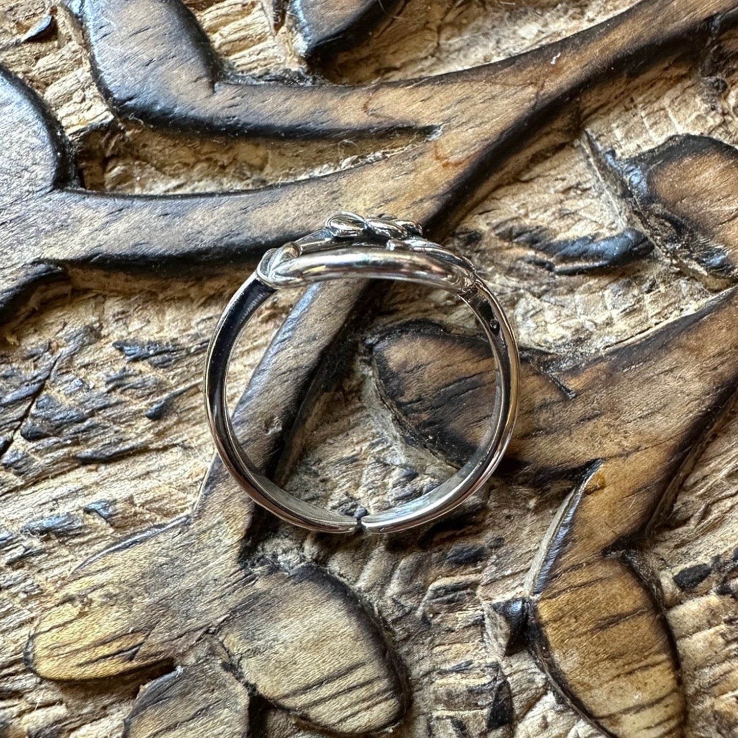 Flower Circle Sterling Silver Toe Ring