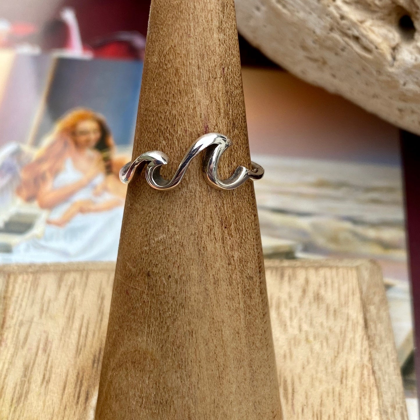 Sterling Silver Double Wave Toe Ring