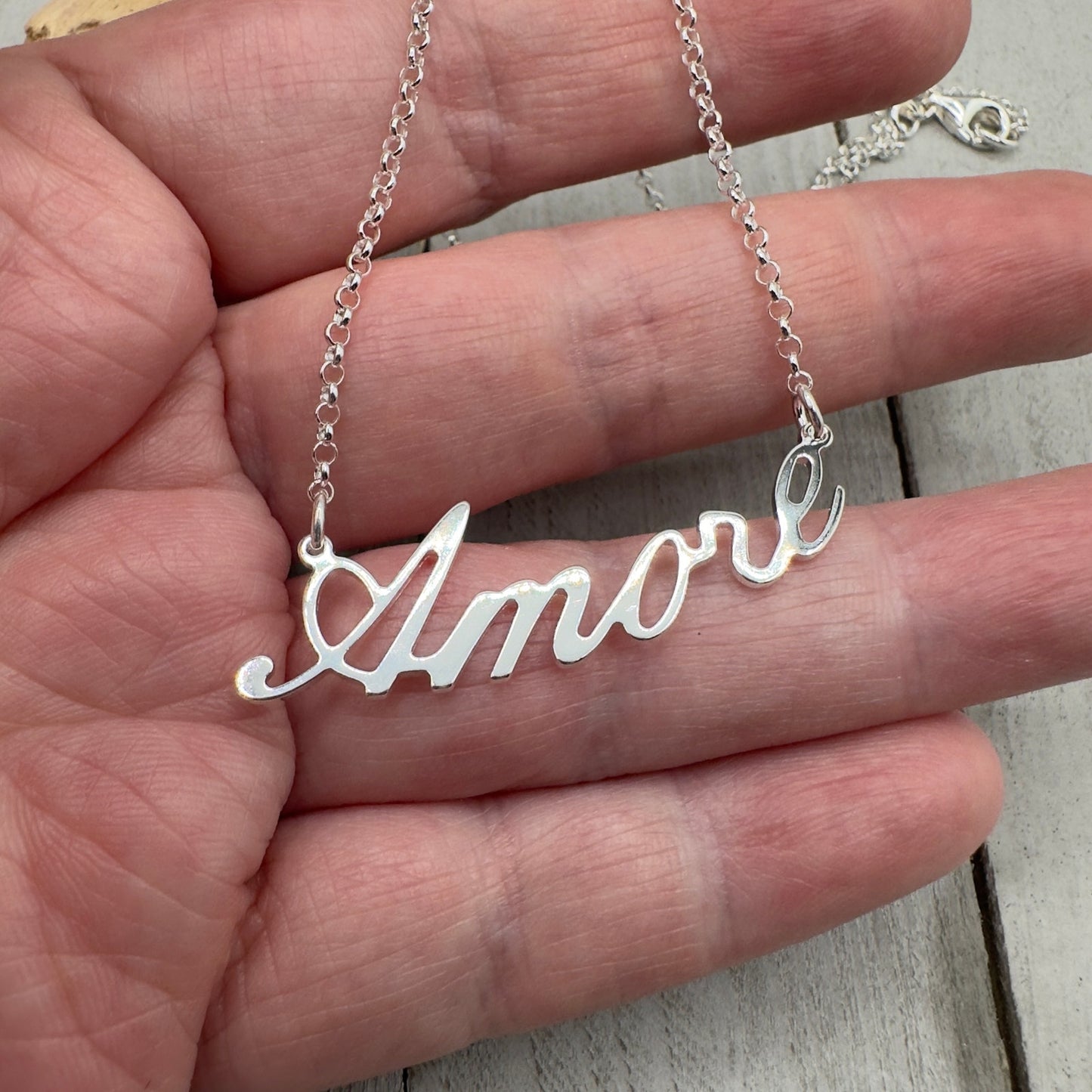 Amore Sterling Silver Necklace