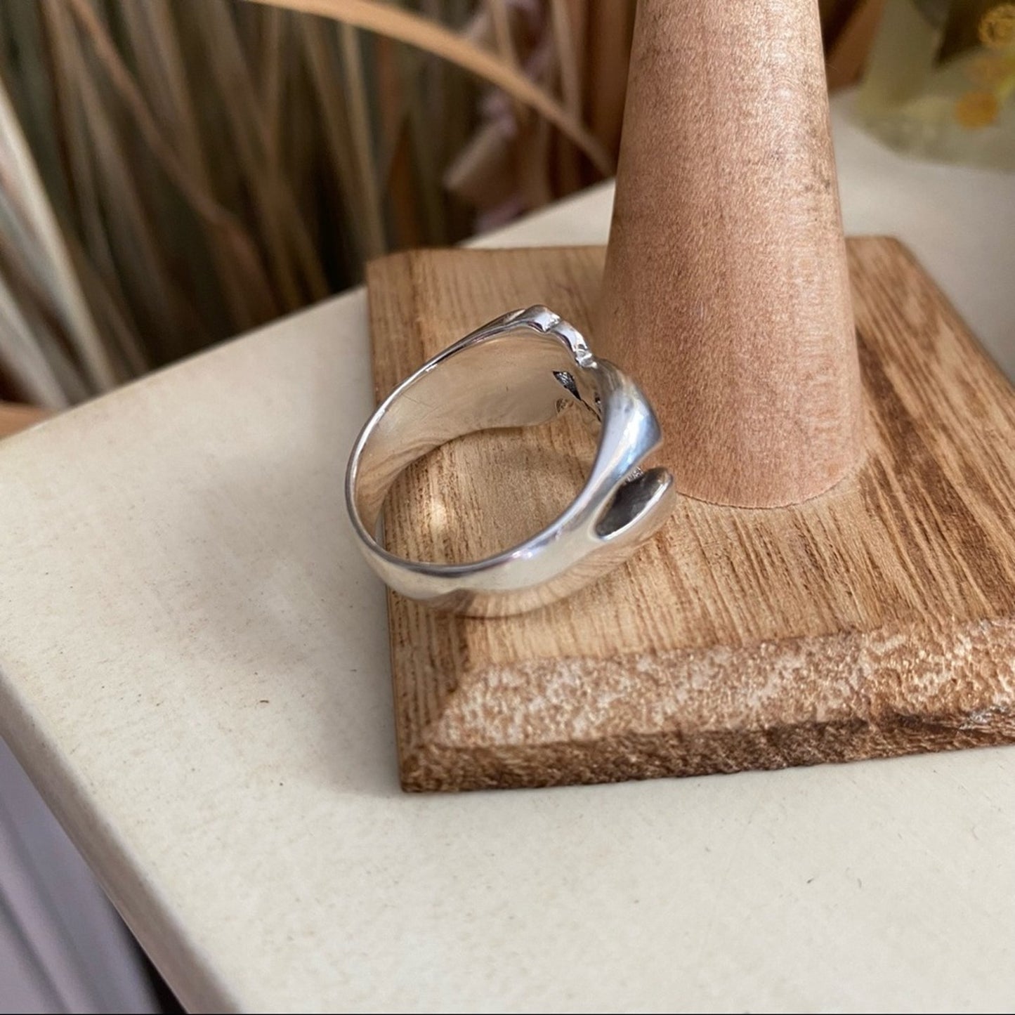 Om Sign Sterling Silver Ring