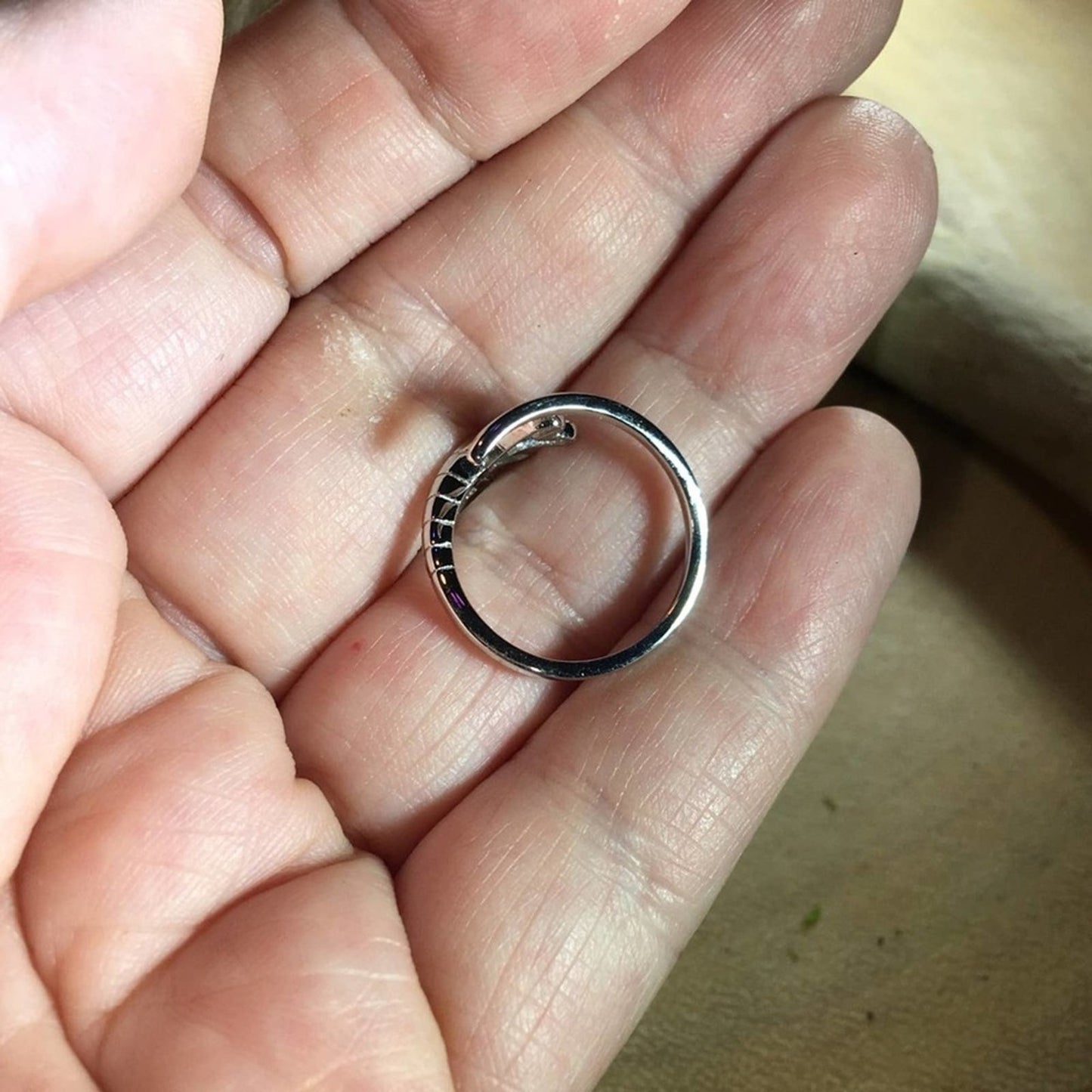 Dragonfly Sterling Silver Wrap Ring