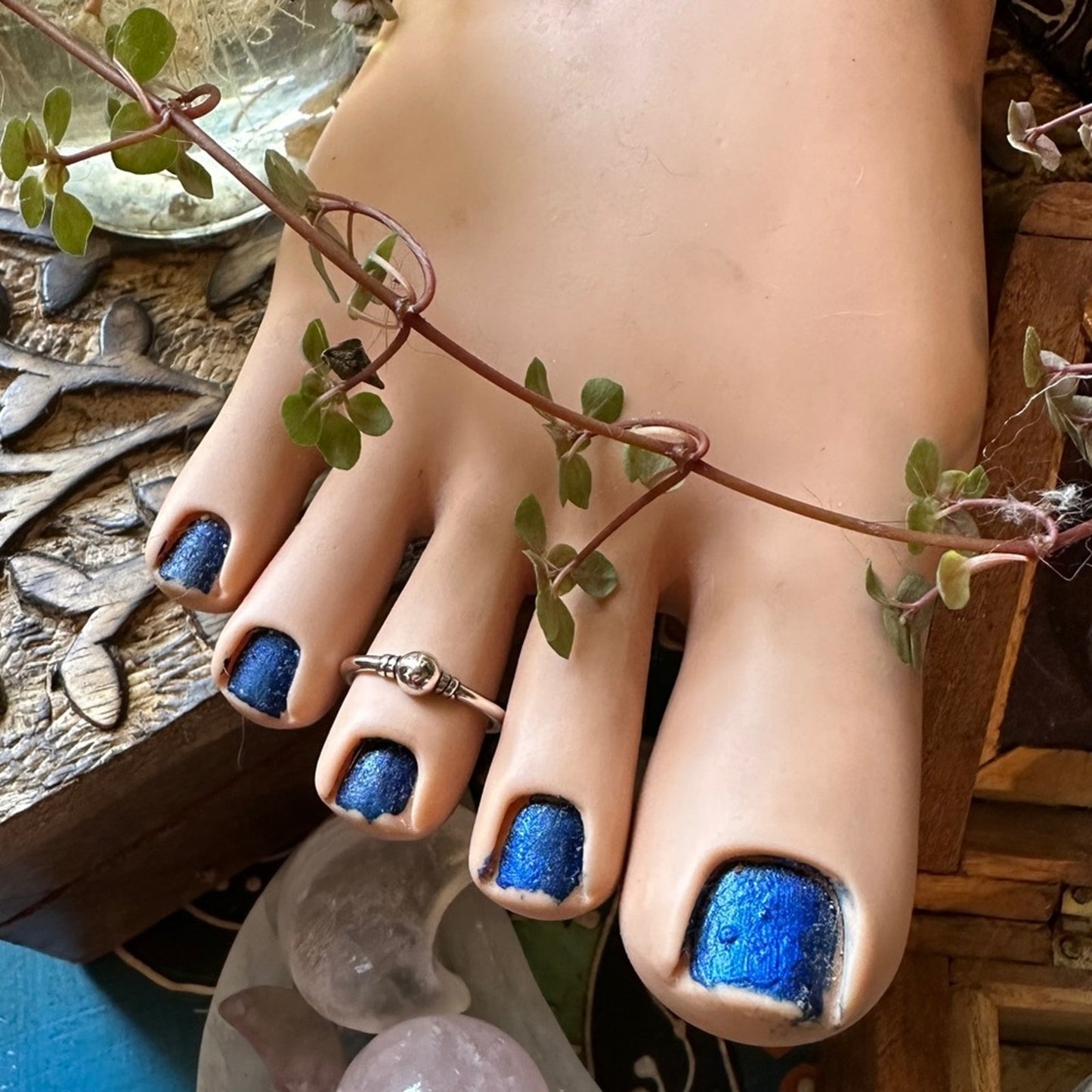 Bali Ball Sterling Silver Toe Ring