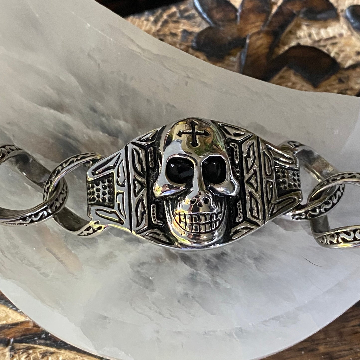 Men's Skull Stainless Steel Bracelet