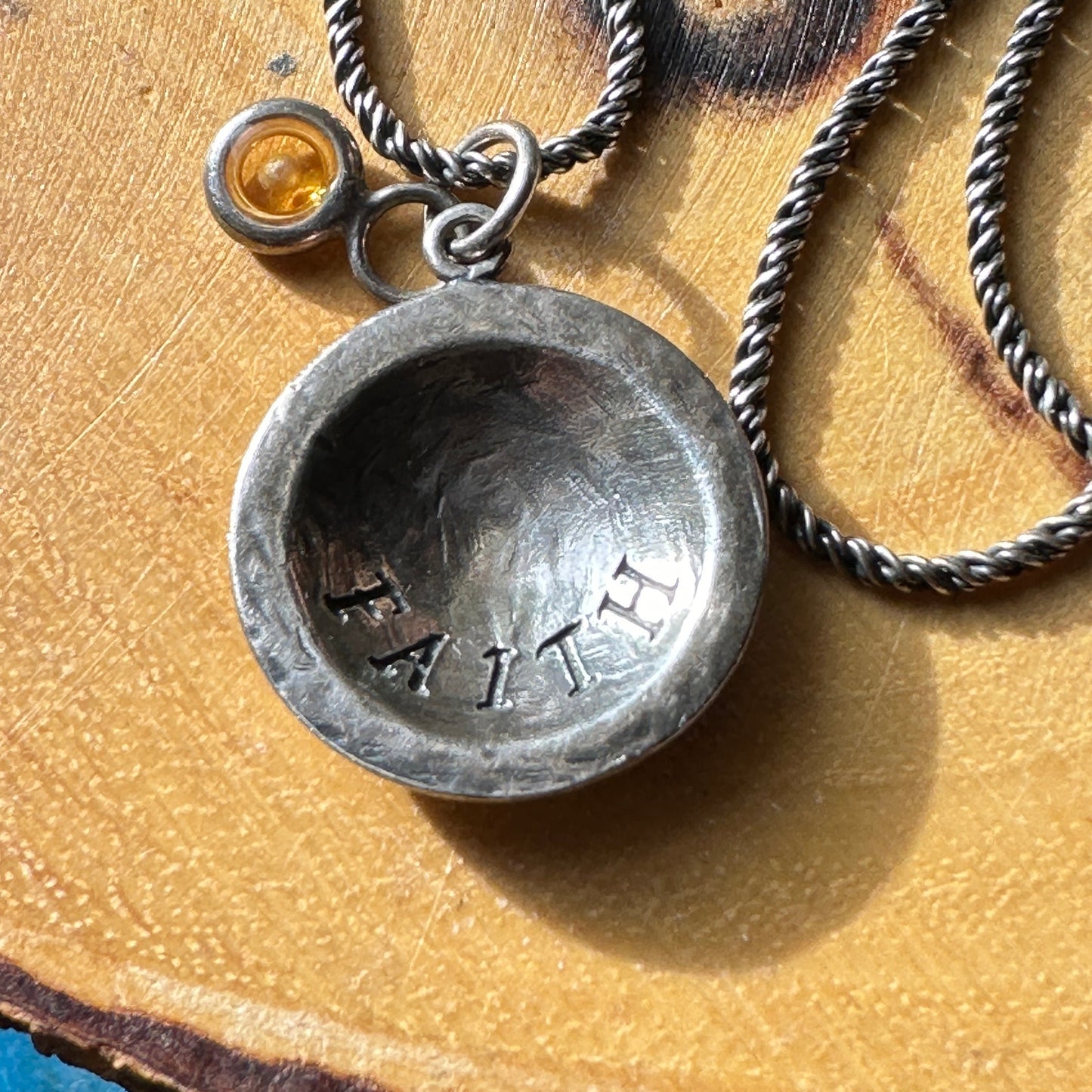 Silpada Faith Of A Mustard Seed Sterling Silver Pendant Necklace