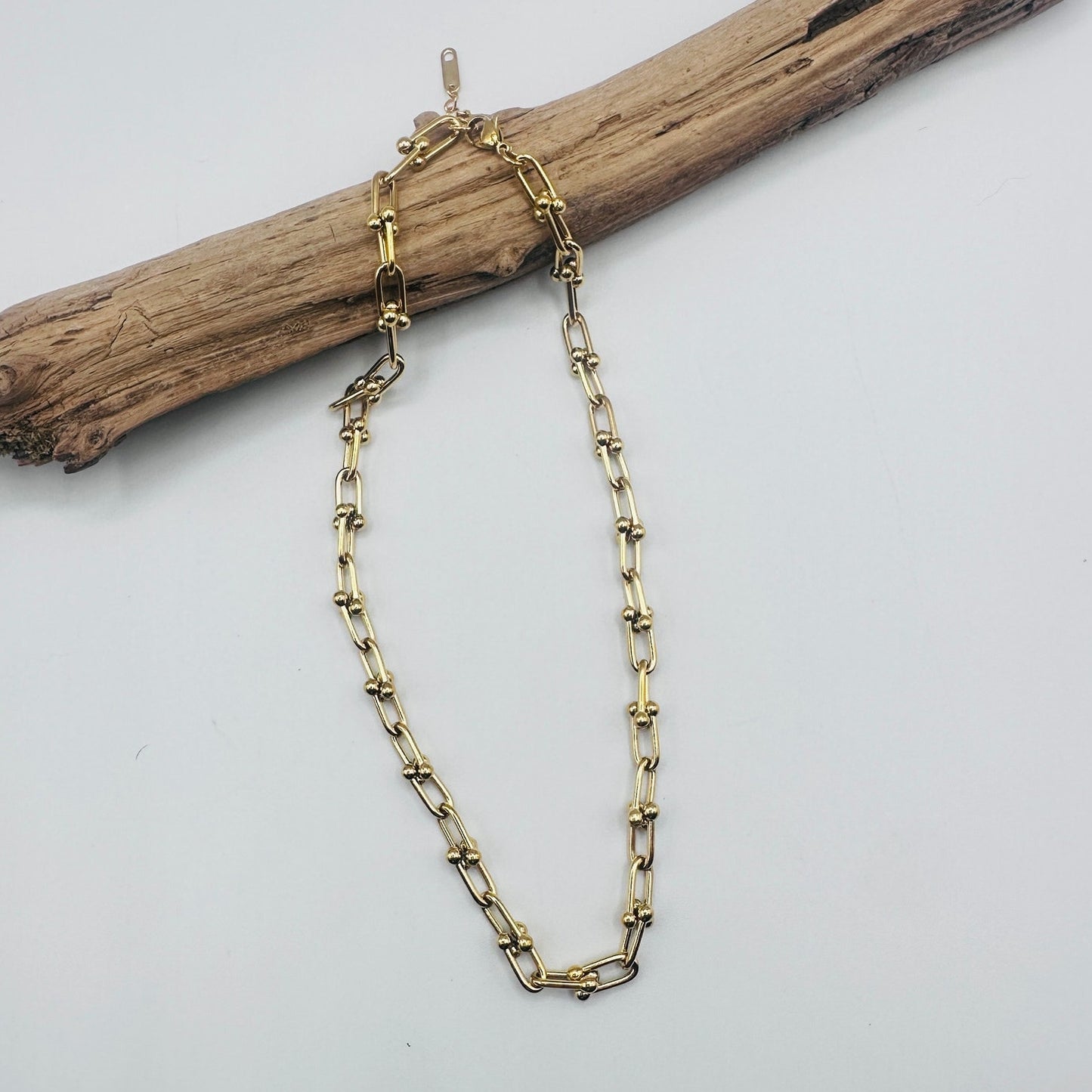 18K Gold Non-Tarnish Bold Chain Necklace