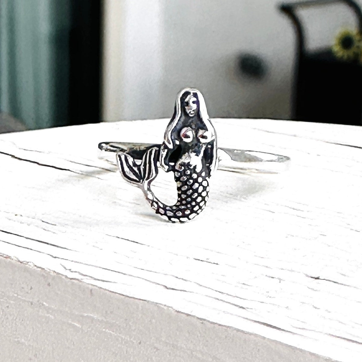 Mermaid Sterling Silver Toe Ring