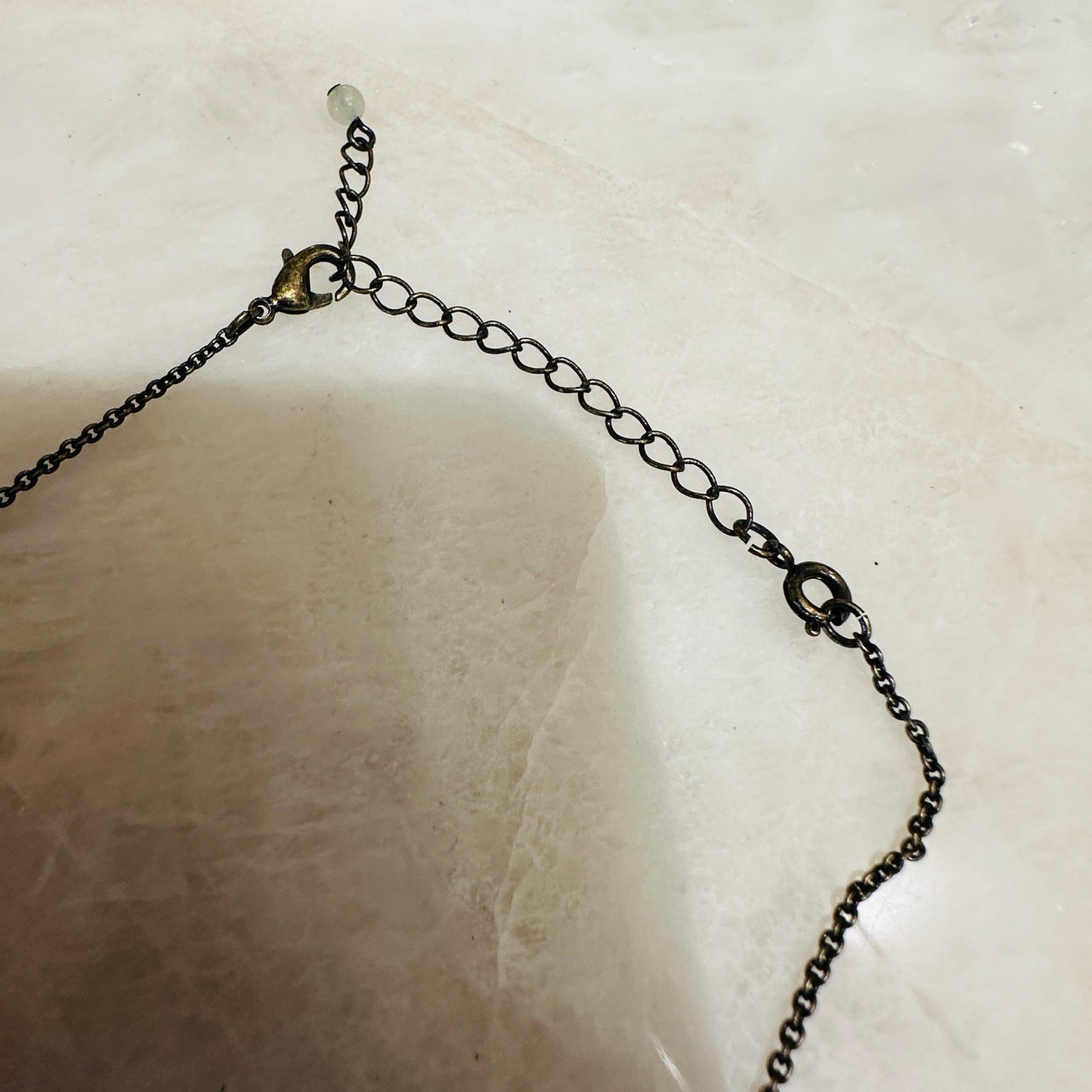 Vintage Avon Twist Necklace & Earring Blue Rhinestones