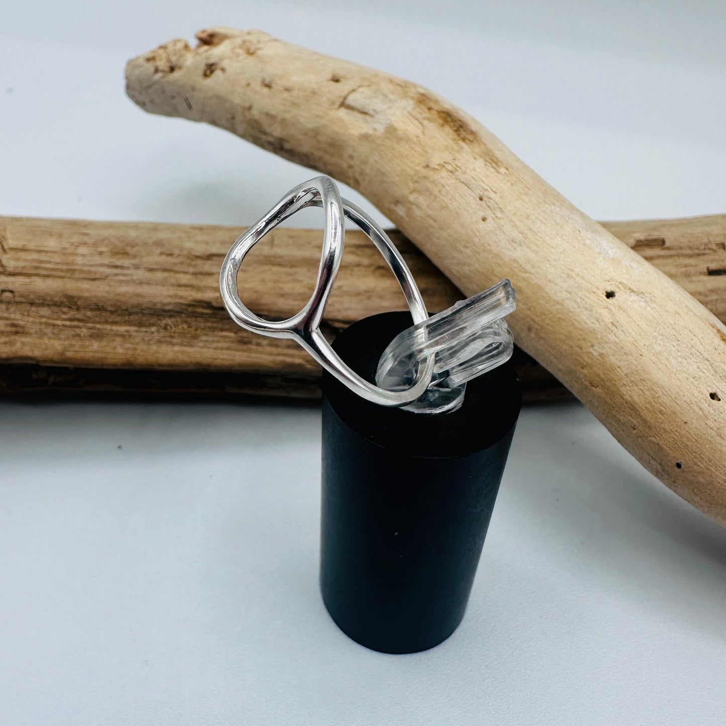 Sterling Silver Modern High Polish Circle Ring