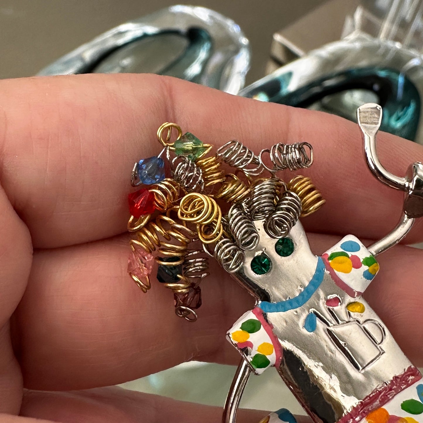 Vintage Ganz Golfer Brooch Pin