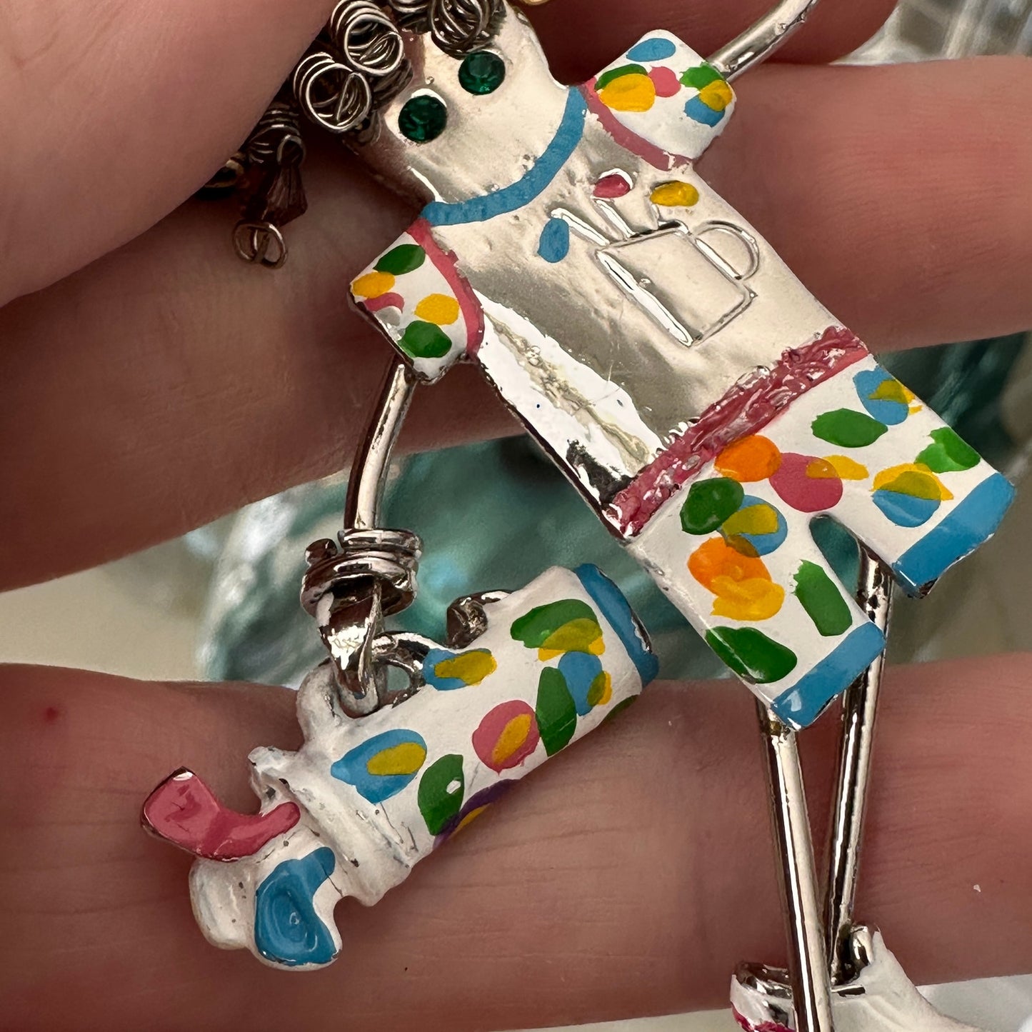 Vintage Ganz Golfer Brooch Pin