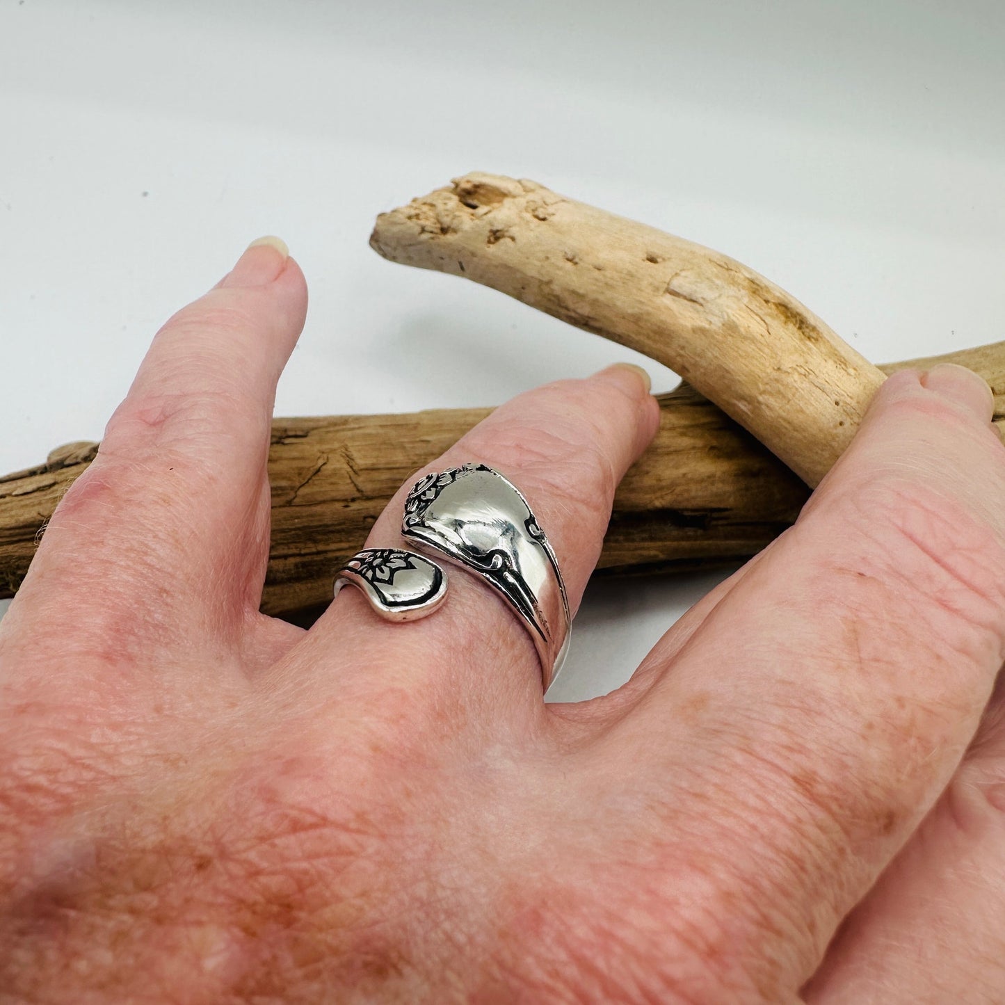 Sterling Silver Spoon Ring