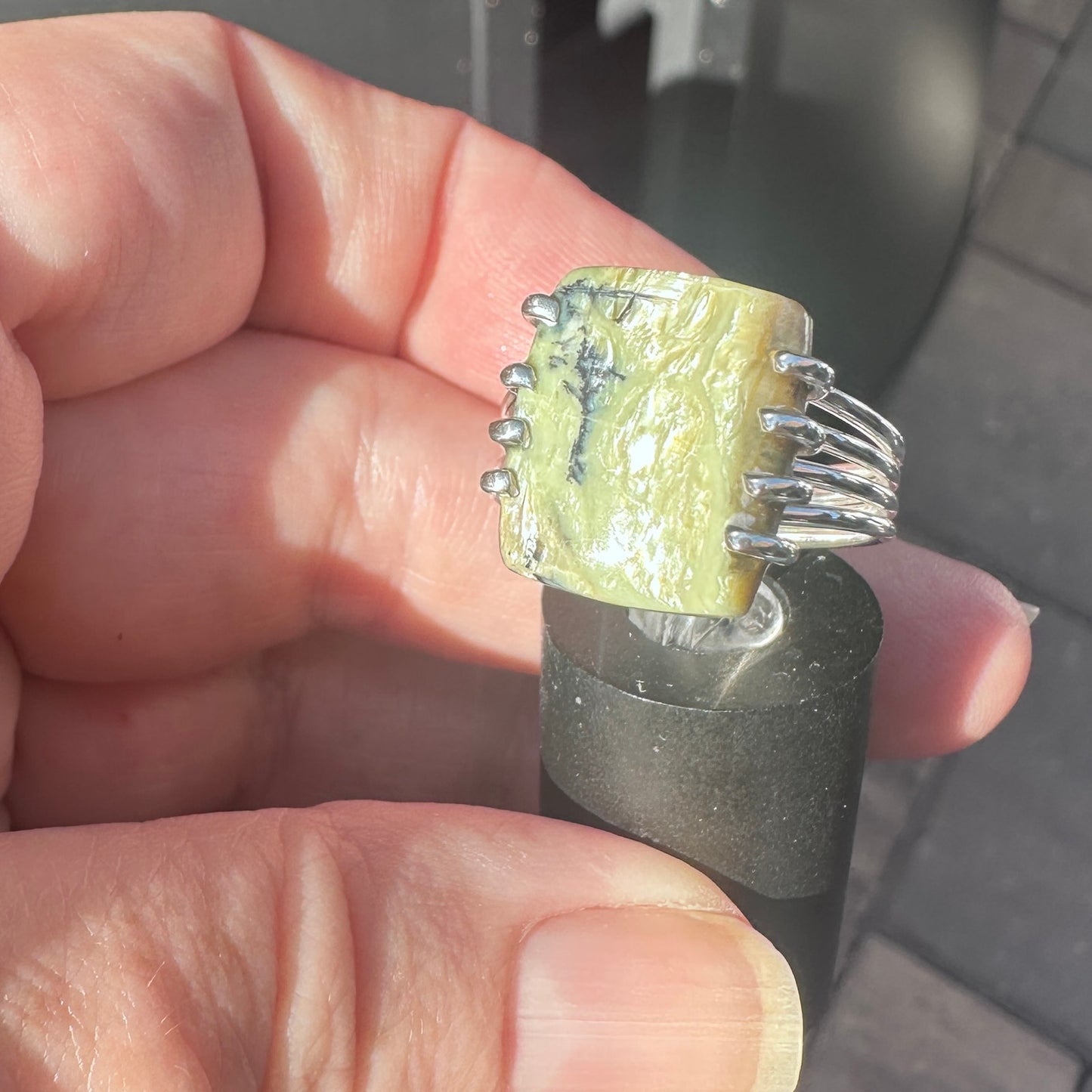 Tanzania Imperial Opal Sterling Silver Gemstone Ring