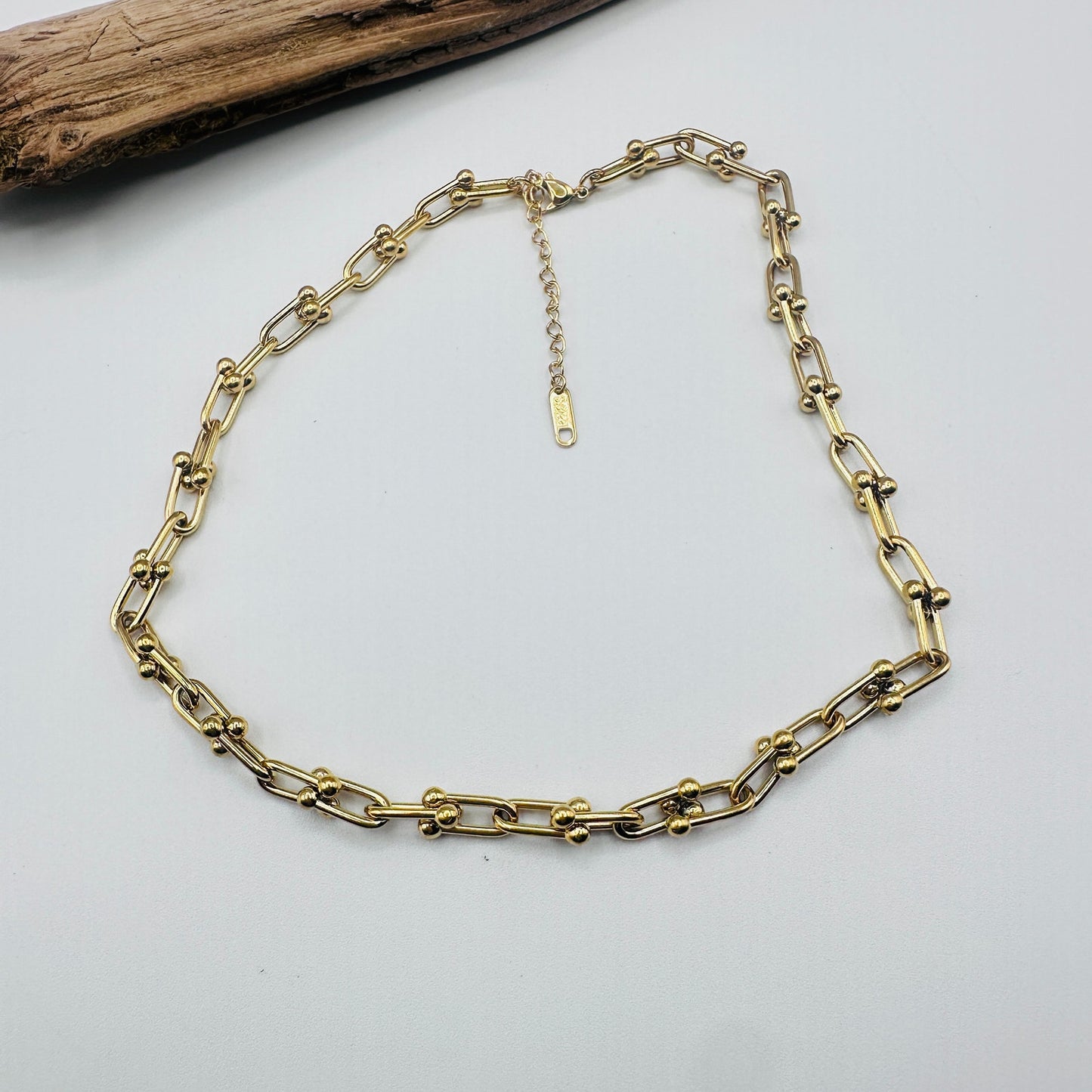 18K Gold Non-Tarnish Bold Chain Necklace