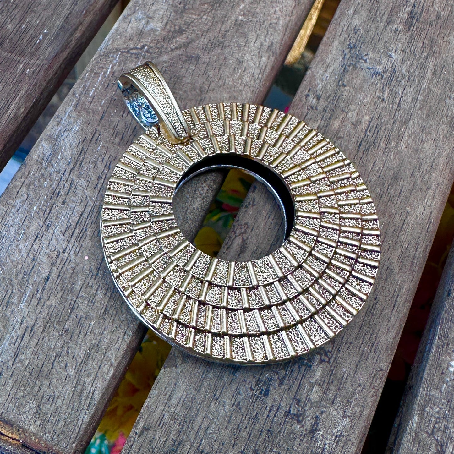 Vintage Premier Designs Reversible Pendant