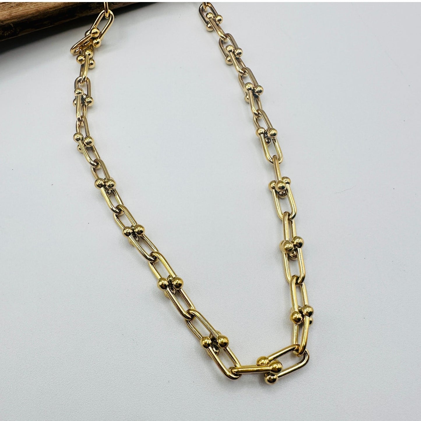 18K Gold Non-Tarnish Bold Chain Necklace