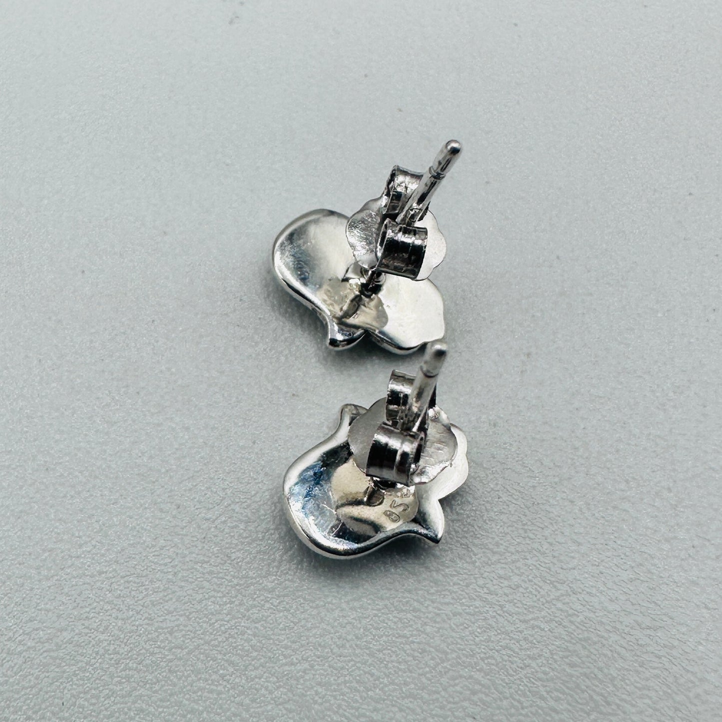 Hamsa Lab Opal Sterling Silver Stud Earrings