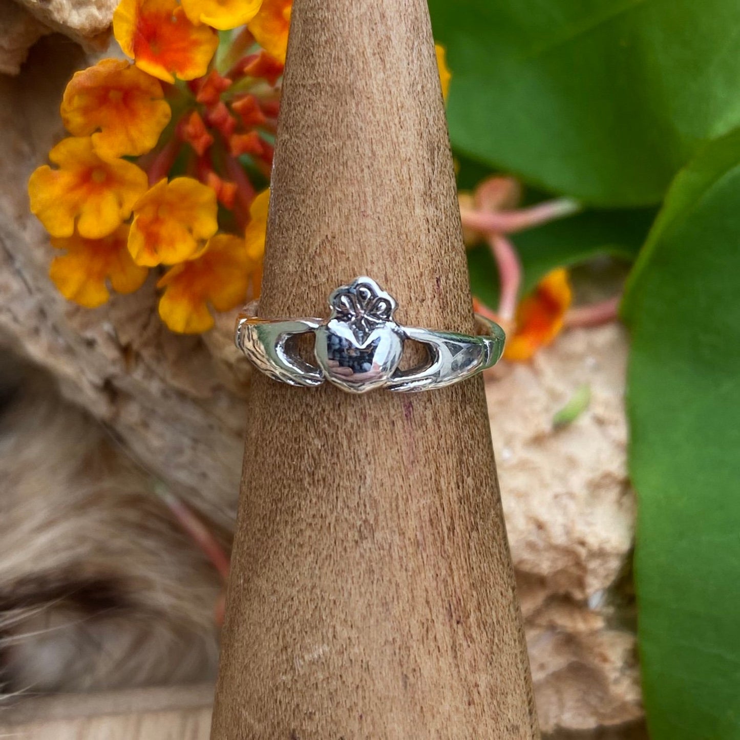 Sterling Silver Claddagh Toe Ring