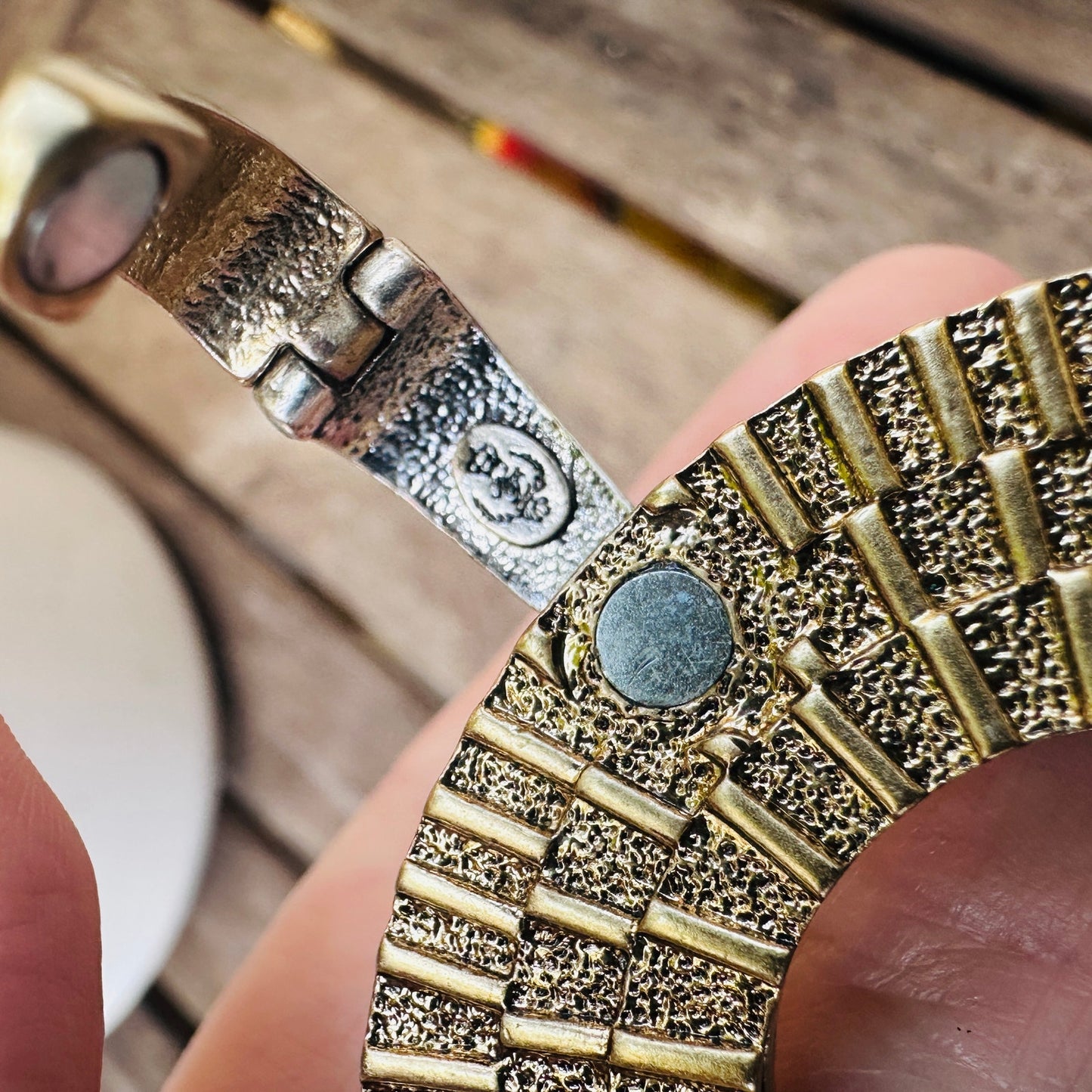 Vintage Premier Designs Reversible Pendant