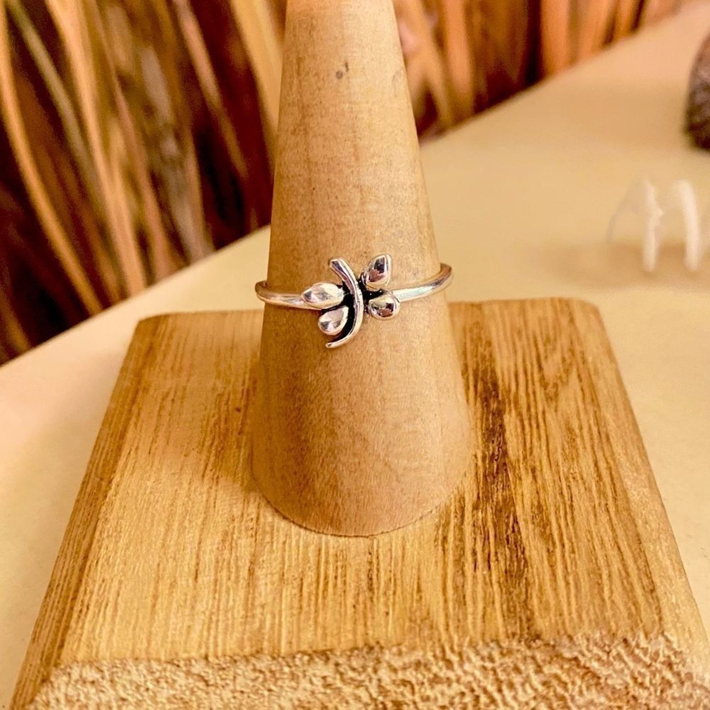 Dragonfly Sterling Silver Minimalist Ring 