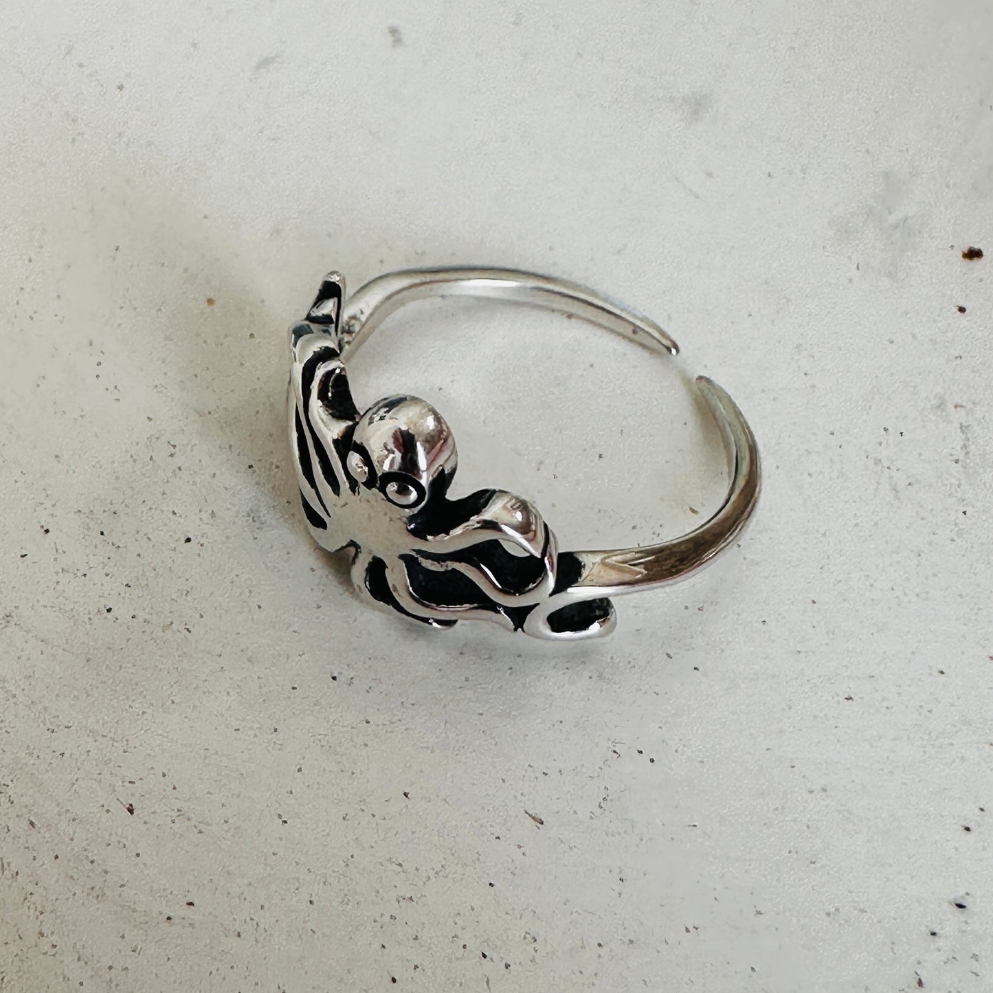 Octopus Sterling Silver Toe Ring