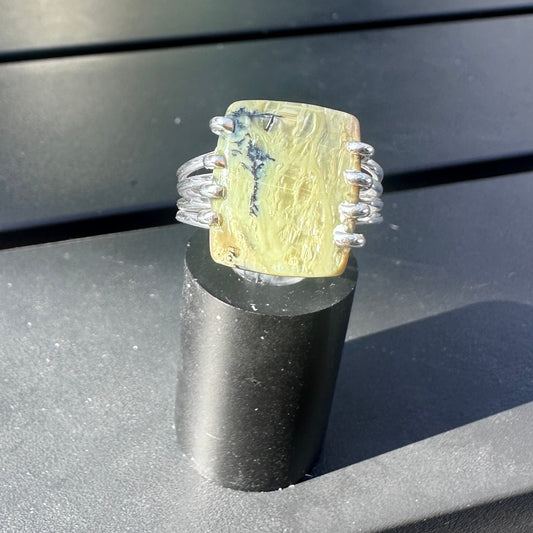 Tanzania Imperial Opal Sterling Silver Gemstone Ring