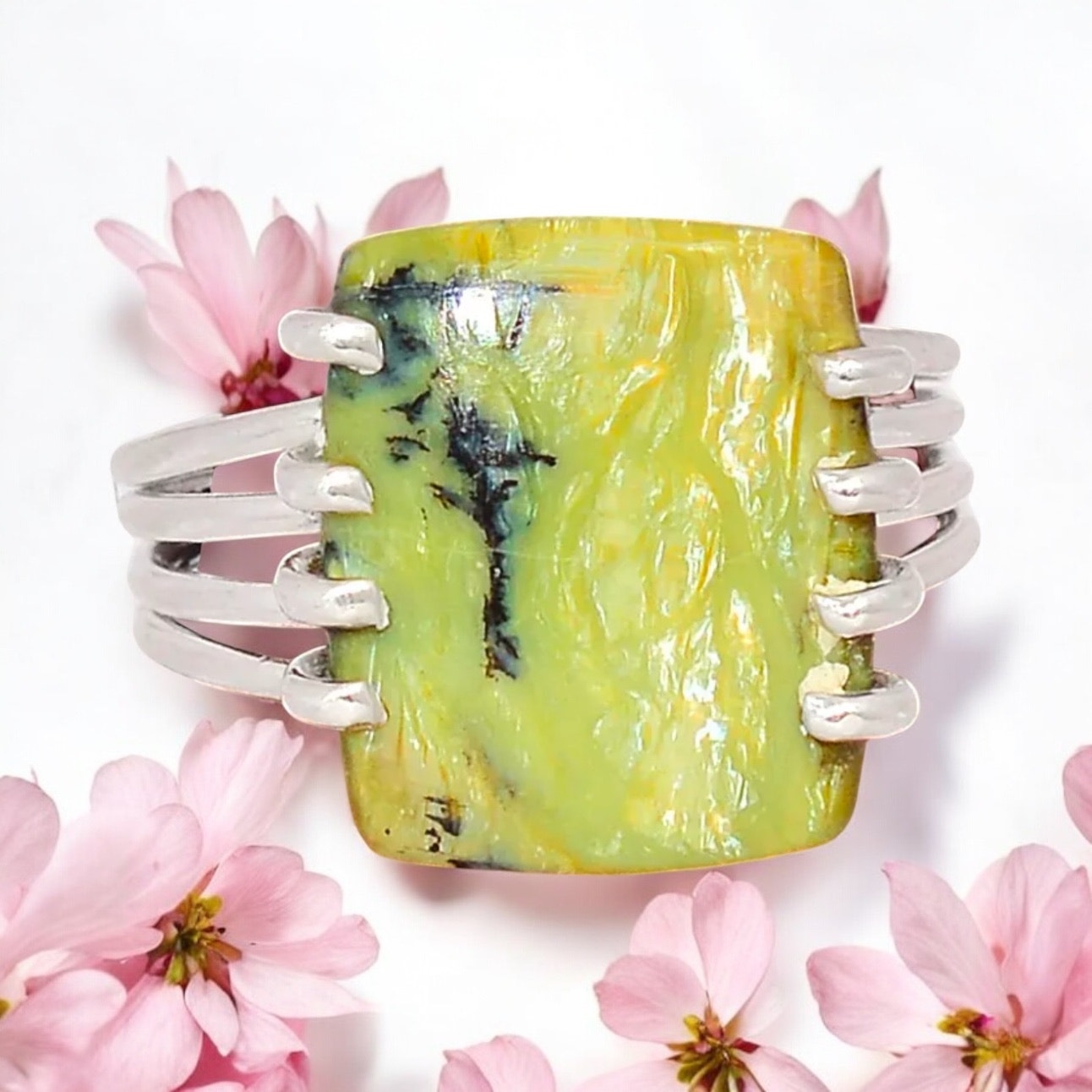 Tanzania Imperial Opal Sterling Silver Gemstone Ring