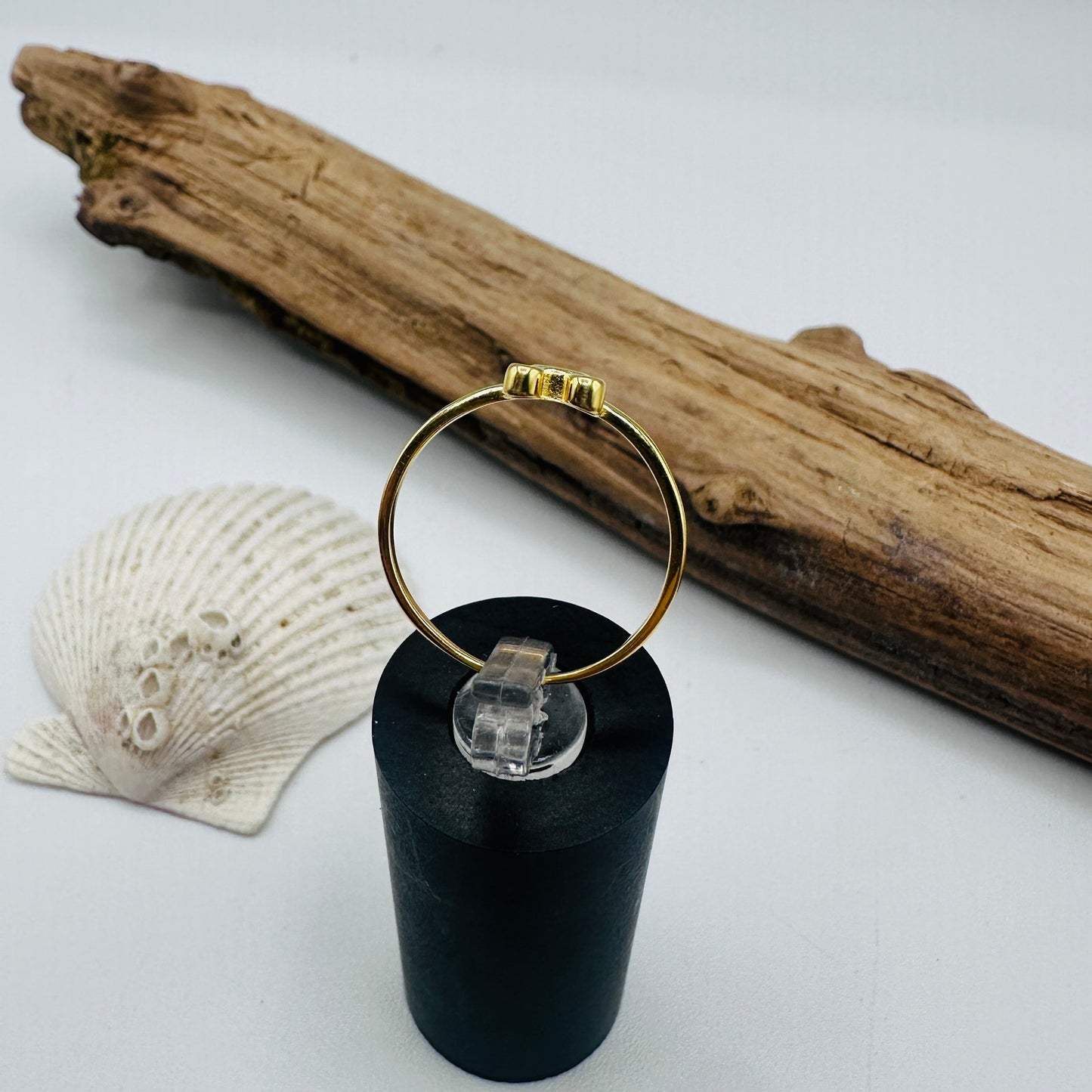 CZ Gold Plated Sterling Silver Micky Mouse Ring, Mouse Ring