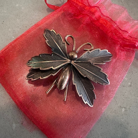 Vintage 1950s Copper Butterlfy/Moth Brooch/Pin-Bell Trading Post