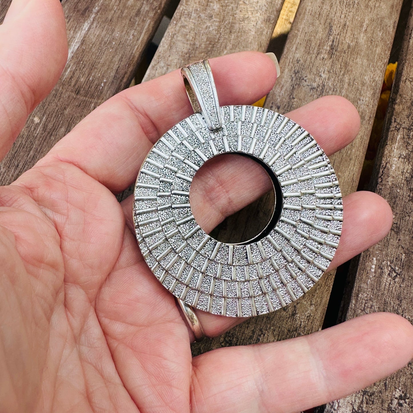 Vintage Premier Designs Reversible Pendant