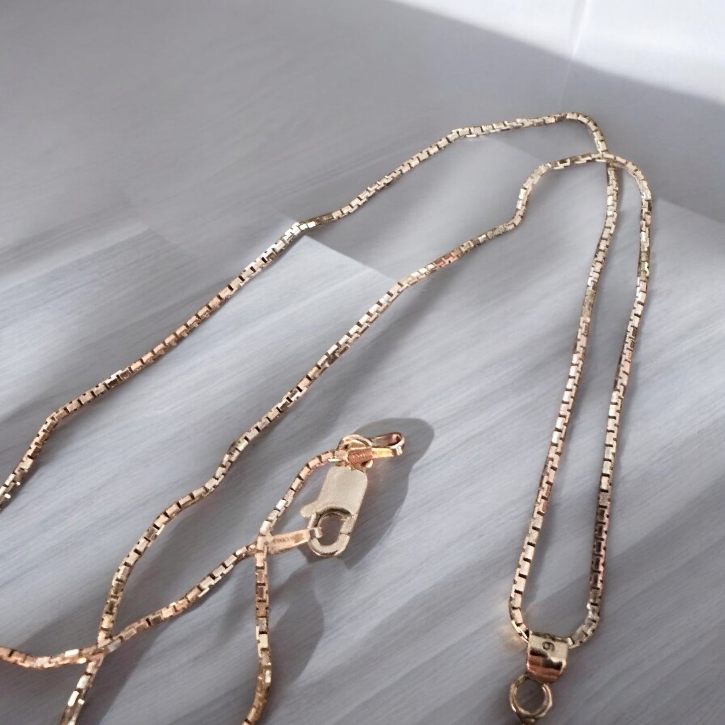 Sterling Silver Caduceus Necklace Sterling Silver Box Chain