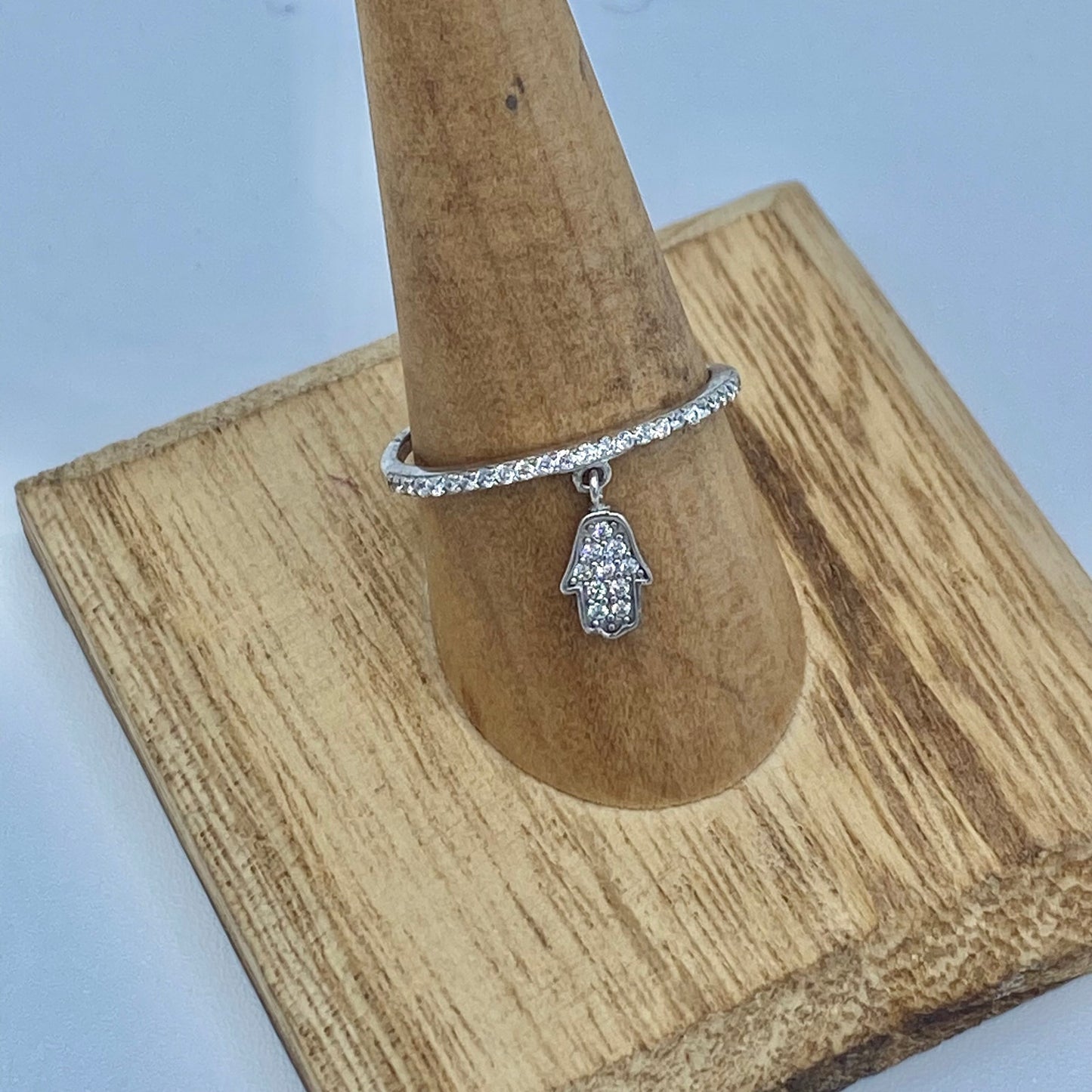 Hamsa Stelring Silver Ring Sizes 6,9,10