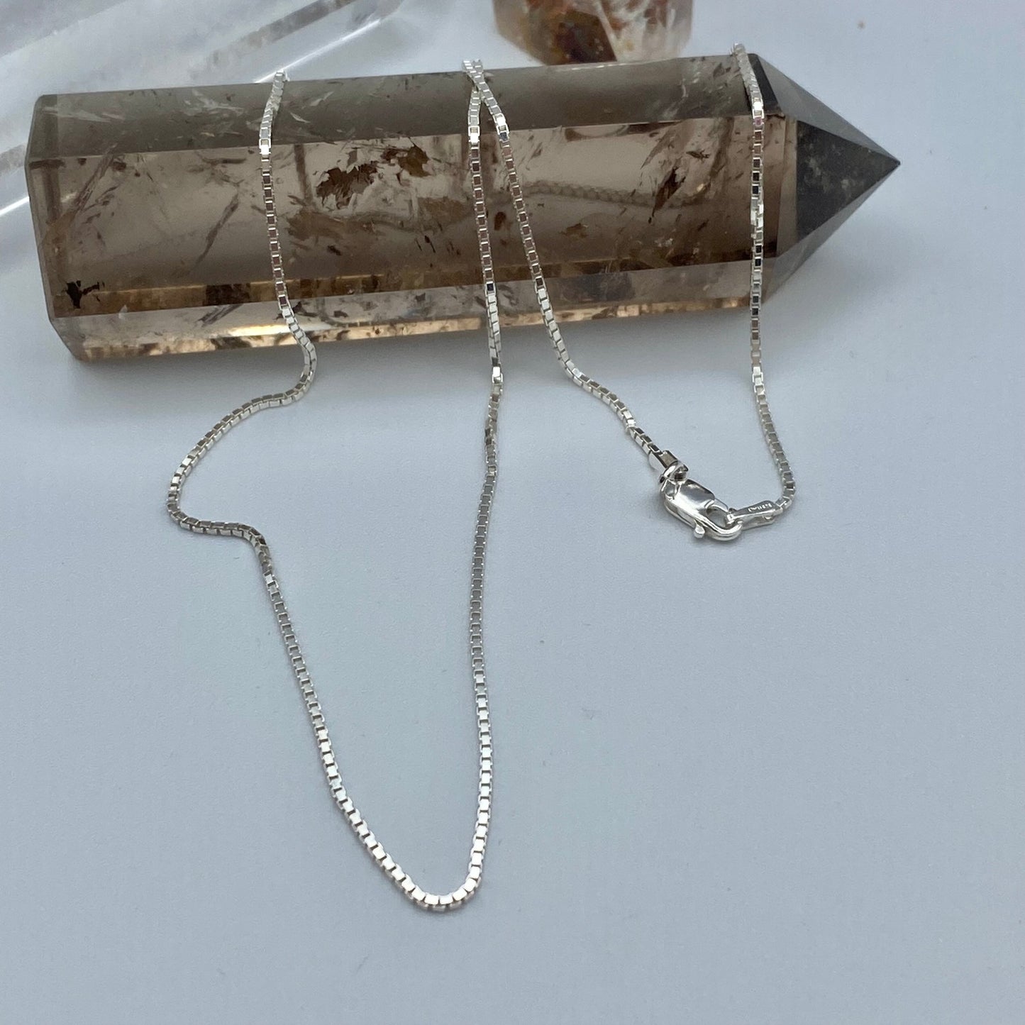 Sterling Silver Box Chain 22"