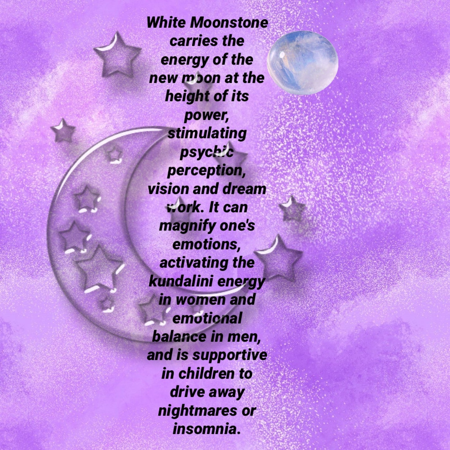 Moonstone Bat Solid Sterling Silver Gemstone Ring