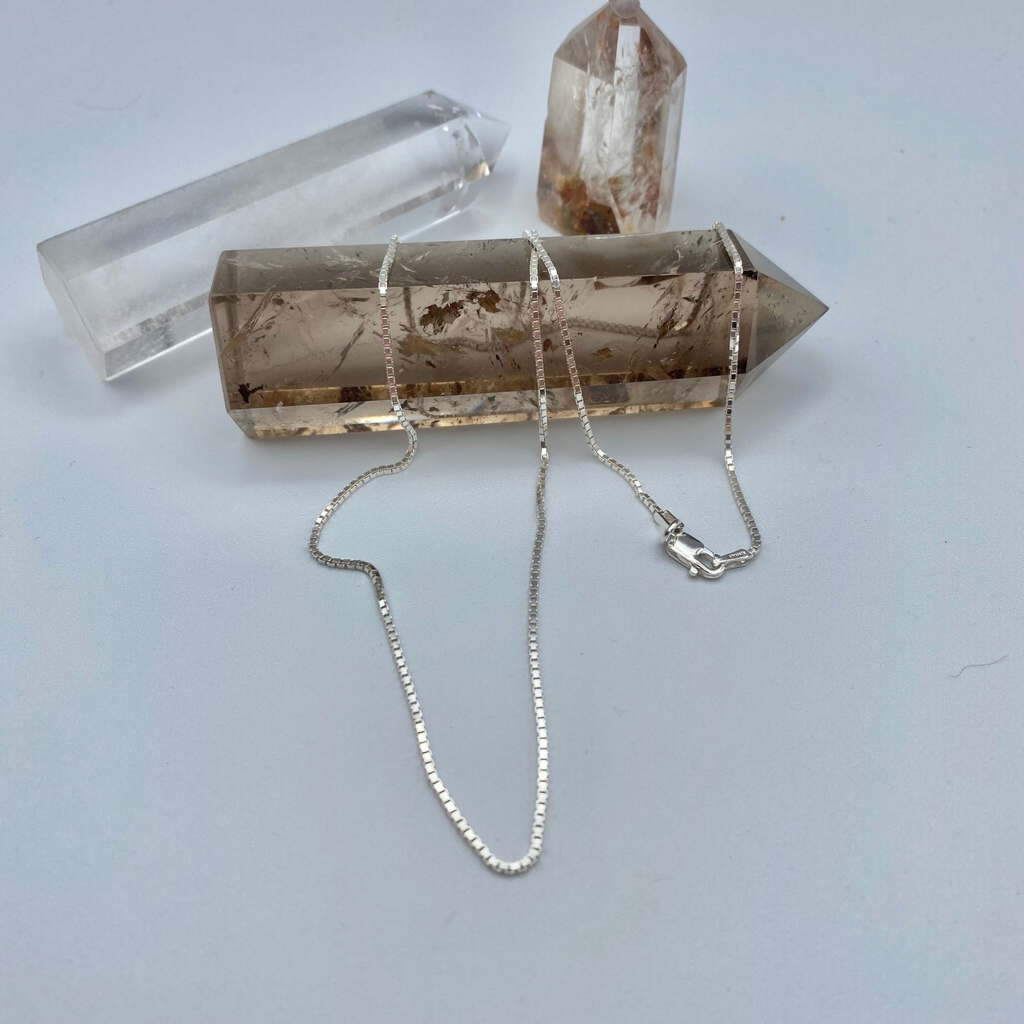 Sterling Silver Box Chain 22"