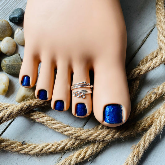 Sterling Silver Wrap Around Toe Ring