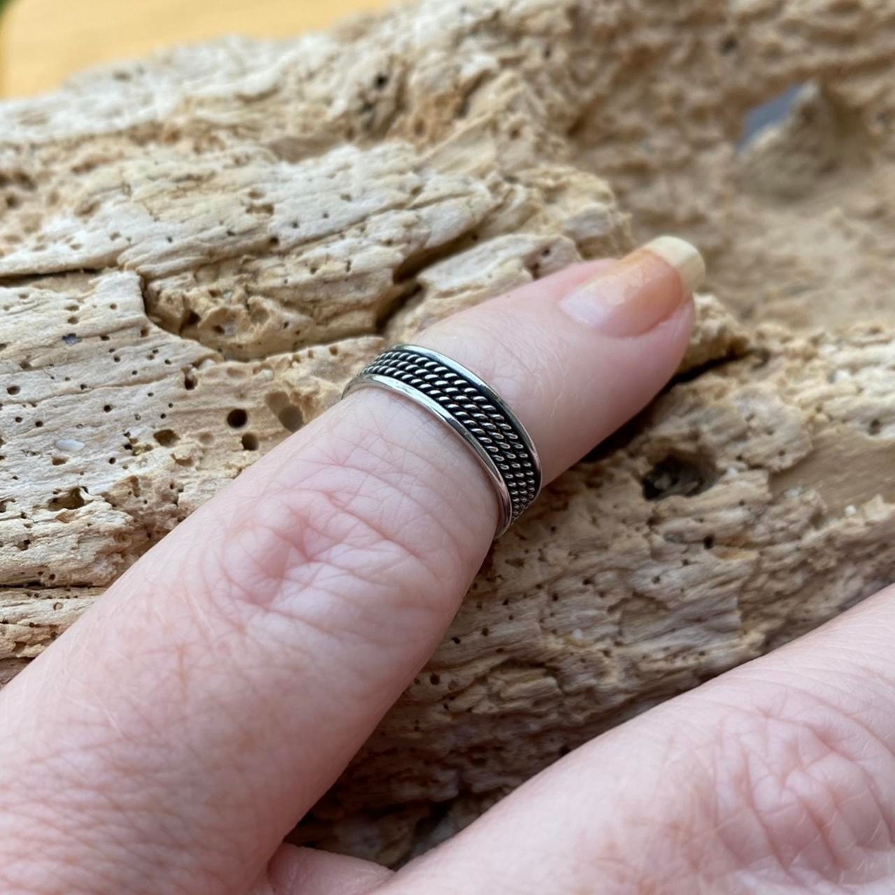 Bali Style Sterling Silver Toe Ring