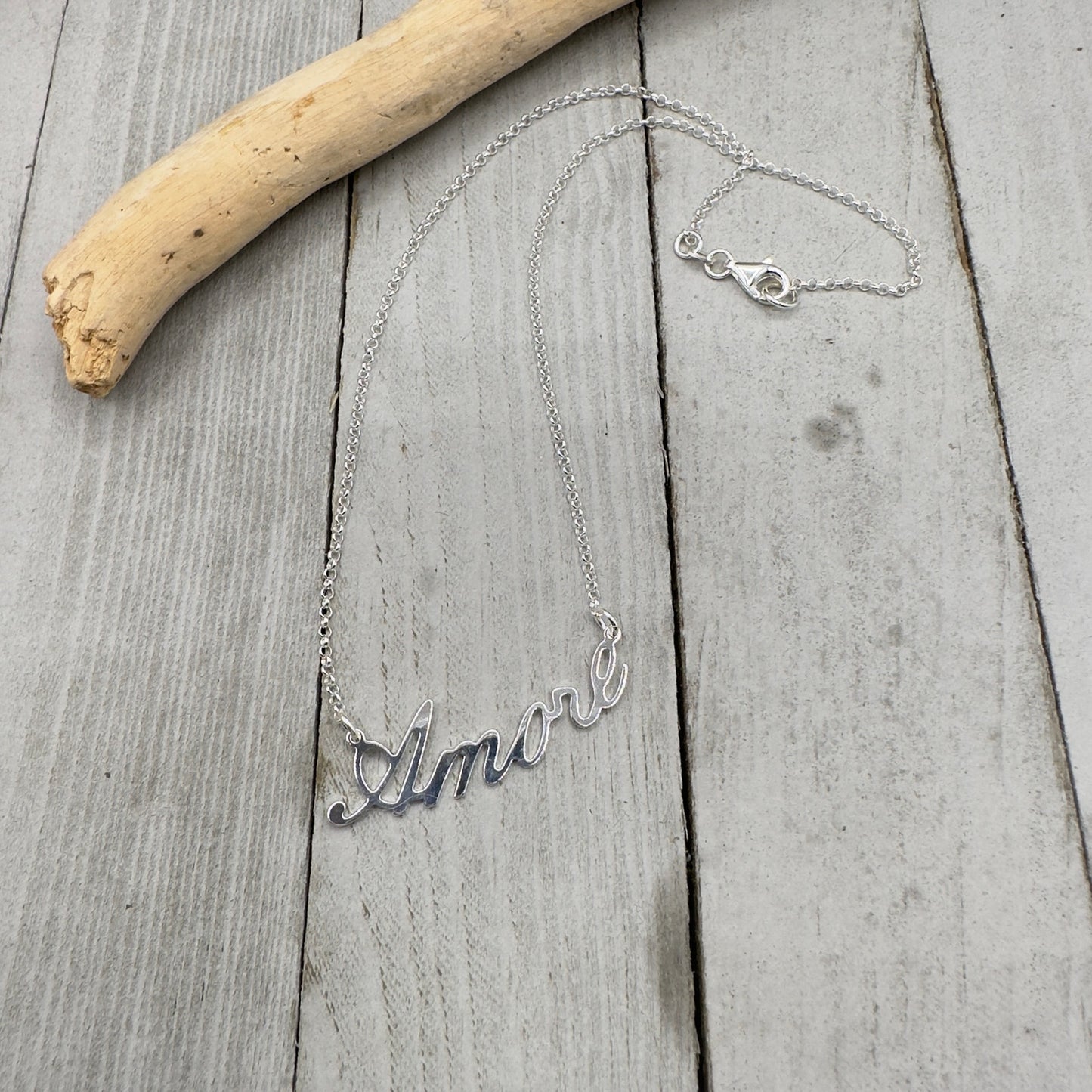 Amore Sterling Silver Necklace