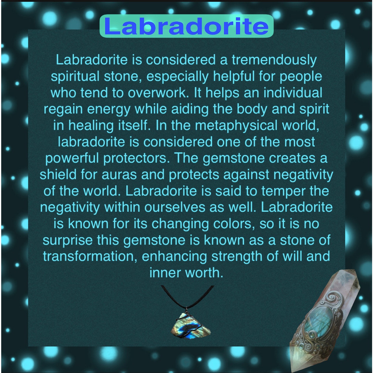 Buddha Carved Labradorite Solid Sterling Silver Necklace